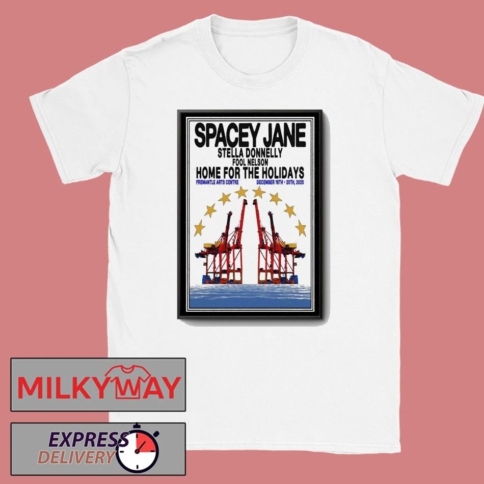 Spacey Jane Dec 19 2025 Fremantle Arts Centre Poster shirt