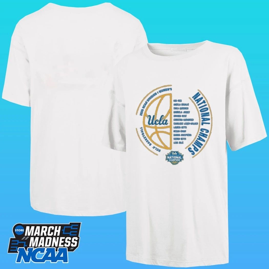 Ucla Bruins Women’s Basketball National Champs NIL Team Shirt
