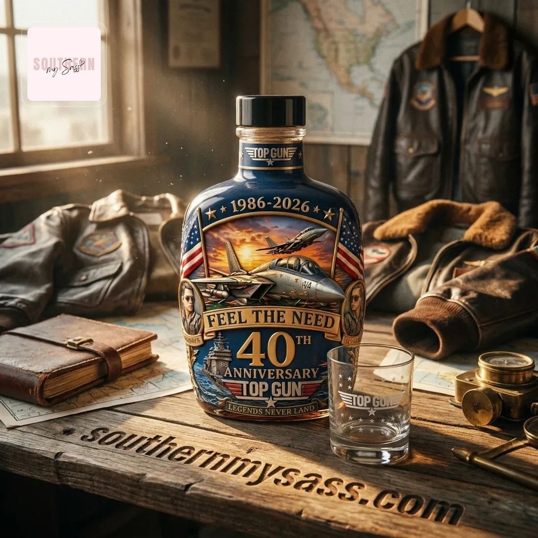 Gun 40th Anniversary 1986-2026 Commemorative Whiskey Bottle