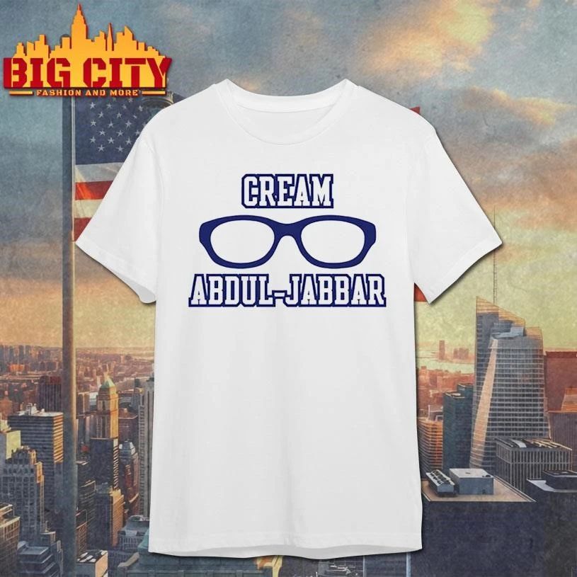 Cream Abdul Jabbar Glasses Shirt