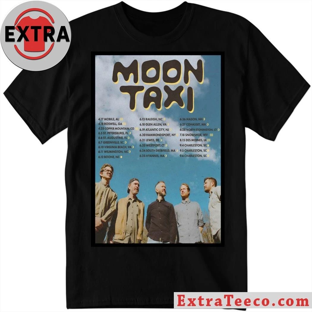 Moon Taxi Summer Tour 26 Poster Shirt