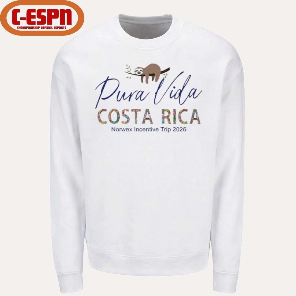 Sloth Pura Vida Costa Rica Norwex Incentive Trip 2026 T-Shirt