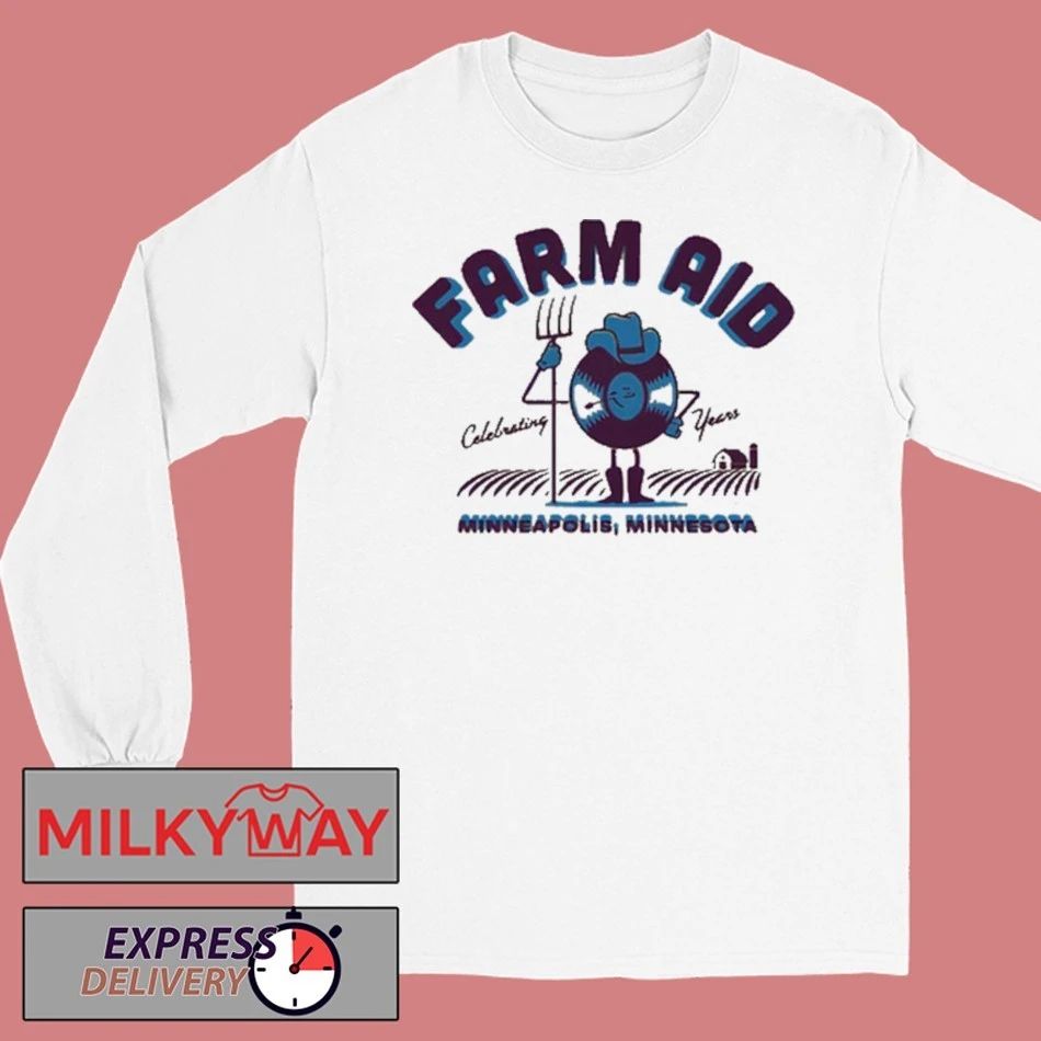 Farm Aid 40 Record Dude Shirt