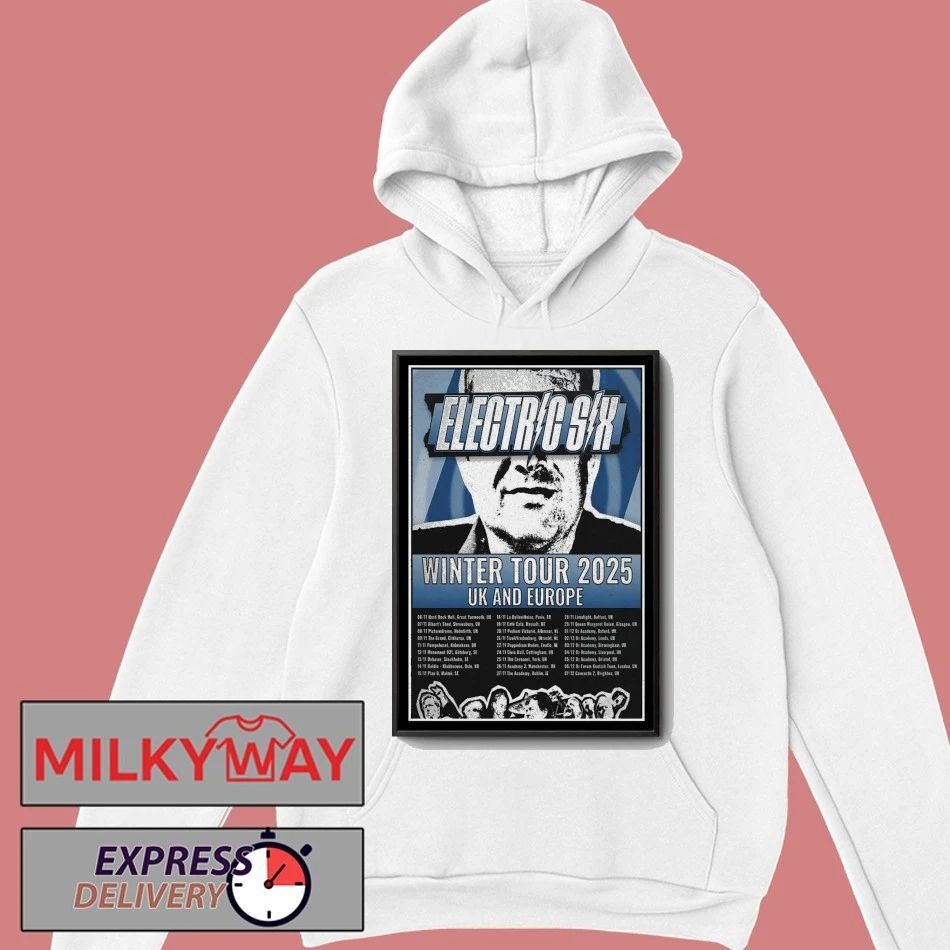 Electric Six Winter Tour 2025 Poster shirt
