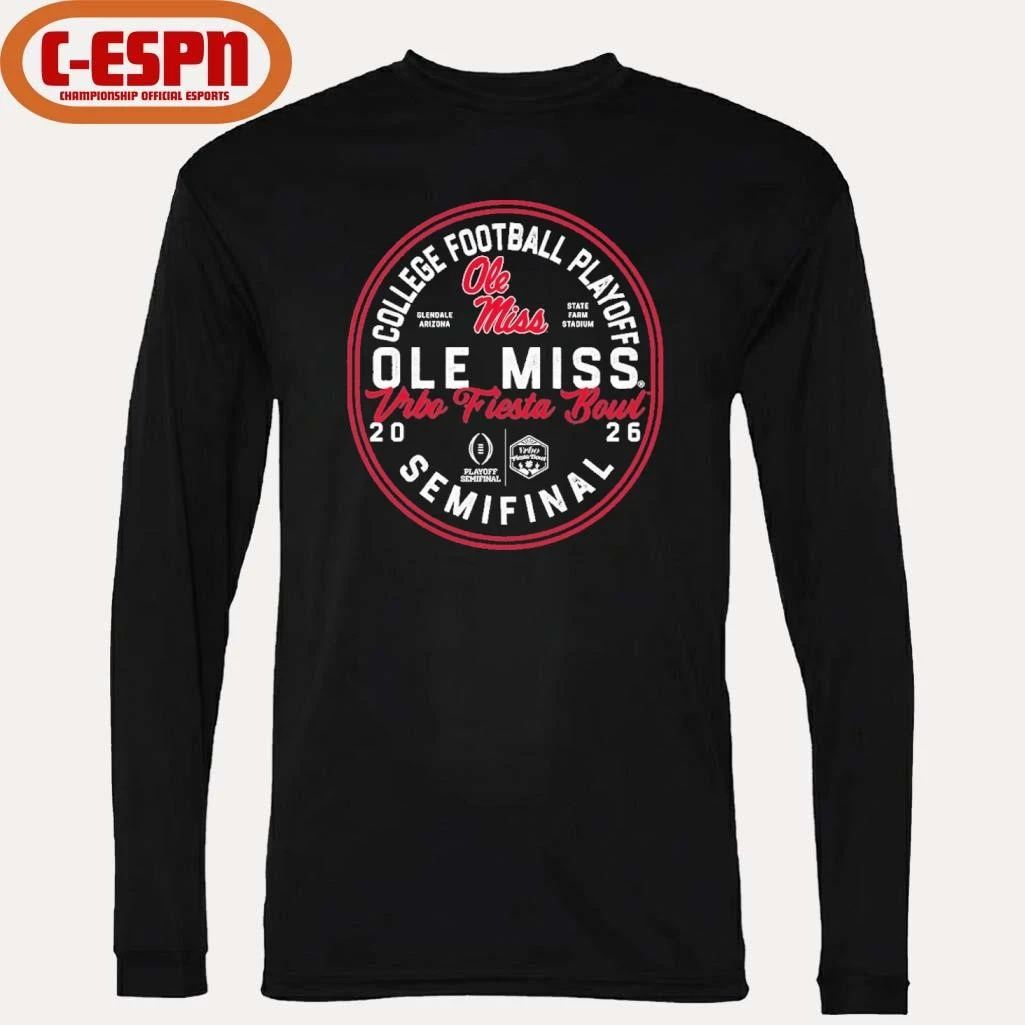 CFP Semifinal Ole Miss 2026 Fiesta Bowl Bound T-Shirt