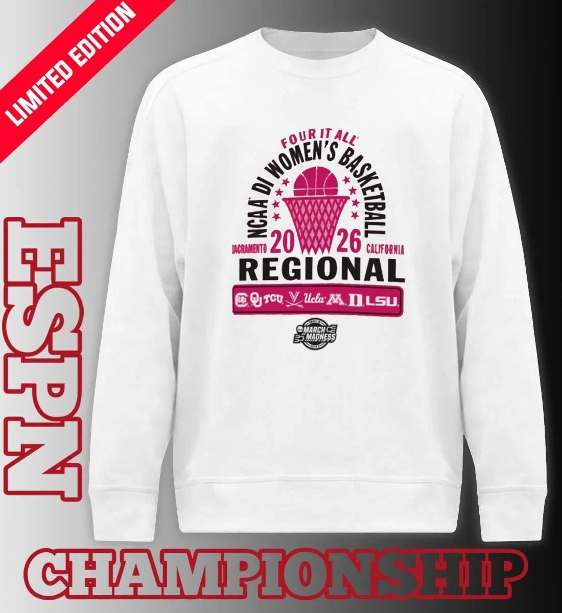 2026 NCAA DI Women’s Basketball Regional – Sacramento Shirt