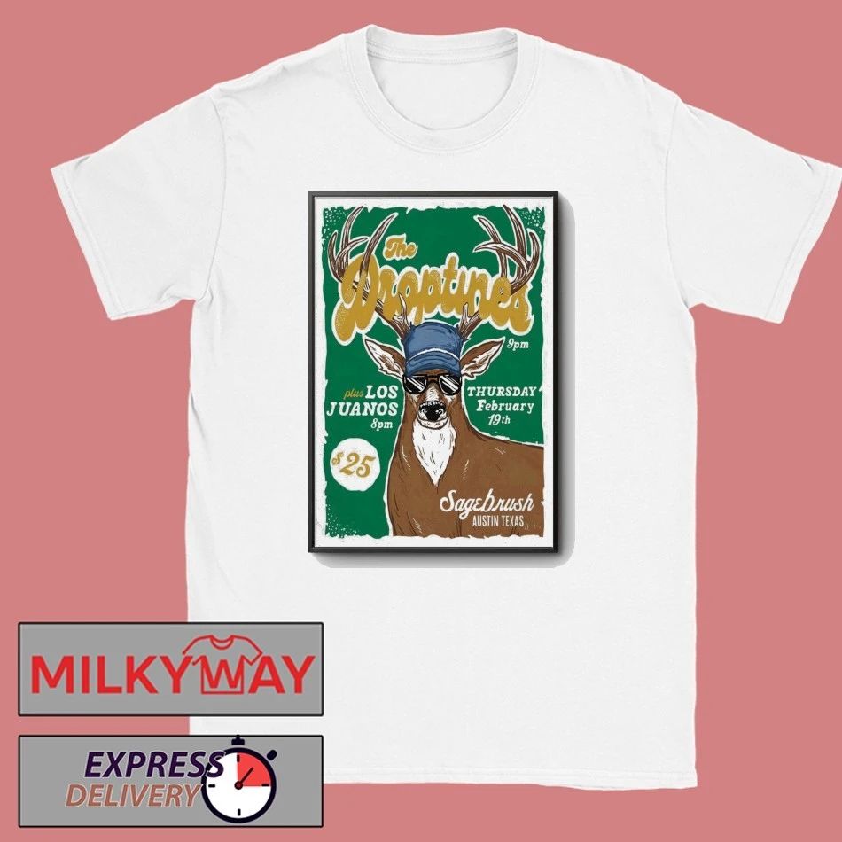 The Droptines Sagebrush in Austin TX Feb 19 2026 Poster shirt