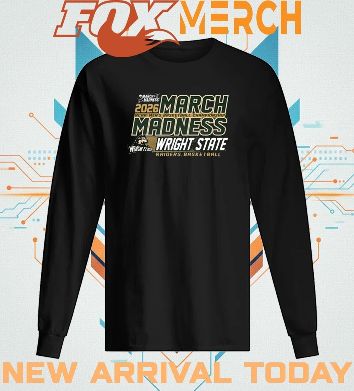 Wright State Raiders 2026 NCAA Men’s Basketball Championship March Madness t-shirt