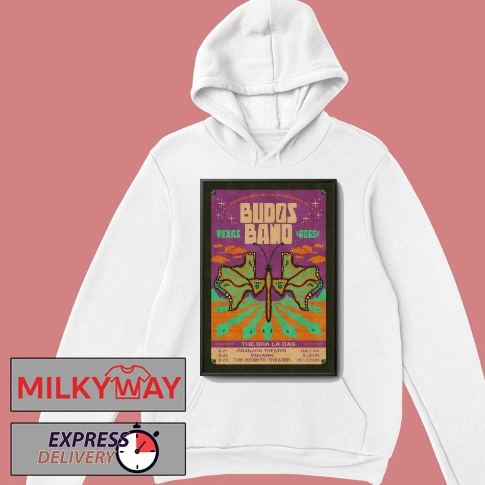 Poster Budos Band Texas Tour 2025 shirt
