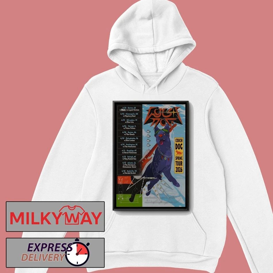 Couch Dog 2026 Spring Tour Poster shirt