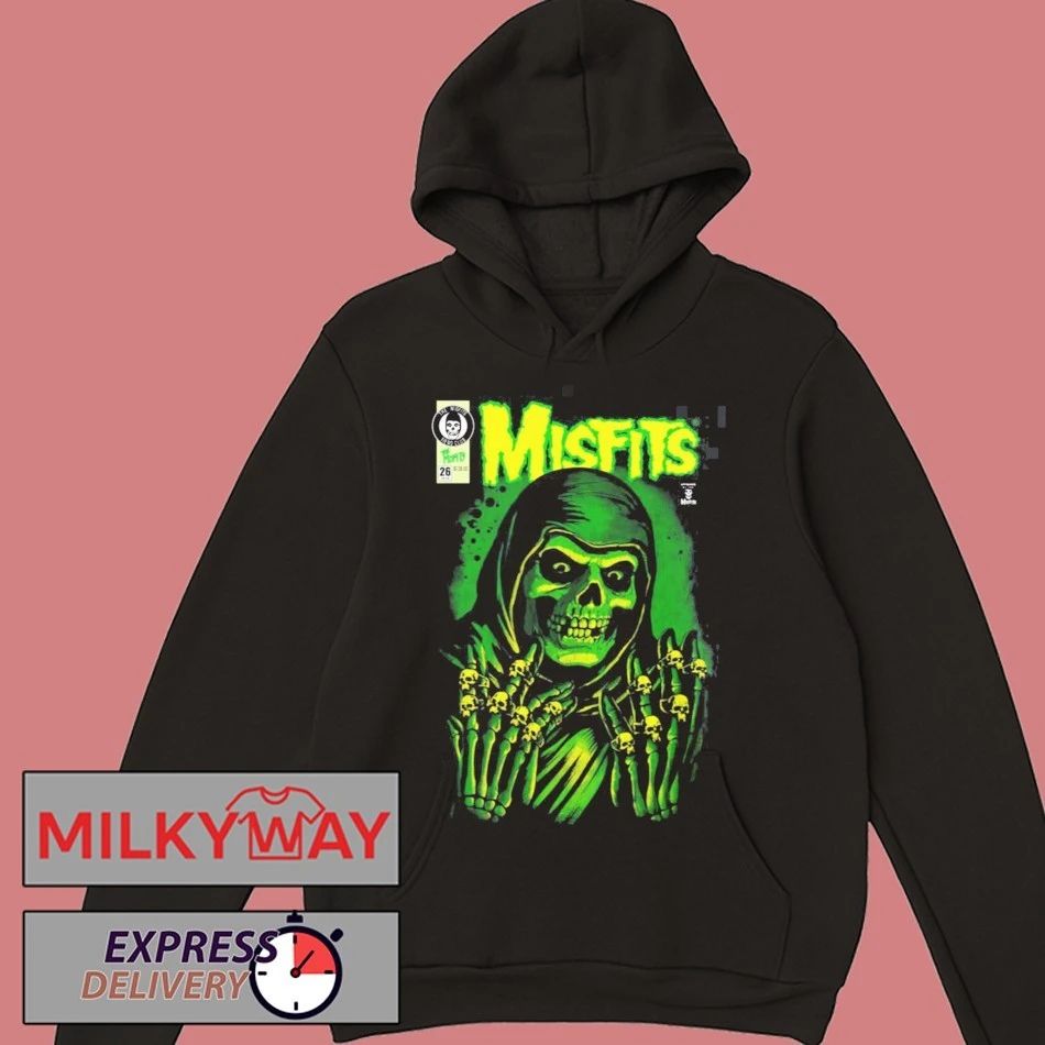 Misfits X Yesterdays WonderCon Anaheim 2026 Exclusives Emerald Hell Crimson Ghost Reaper T-Shirt