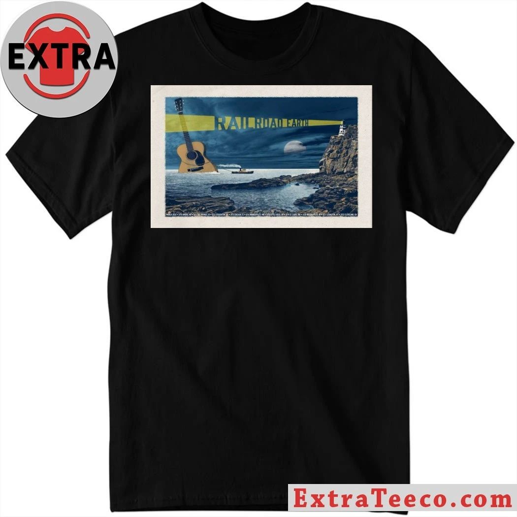 Original Railroad Earth May 2026 Tour Poster Shirt