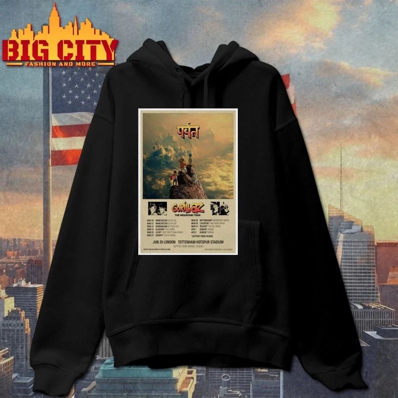 Gorillaz Tour March 2026 Poster T-shirt