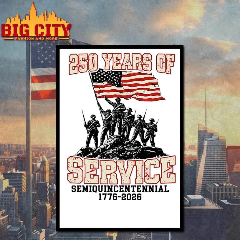 250 Years Of Service Graphic Shirt