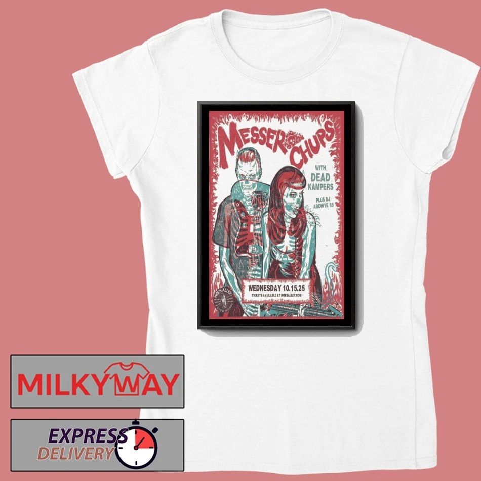 Messer Chups October 05, 2025 Santa Cruz CA Poster shirt