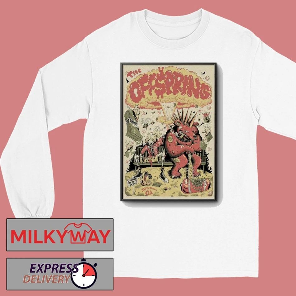 The Offspring Jan 16 2026 Dignity Health Arena Bakersfield CA Poster shirt