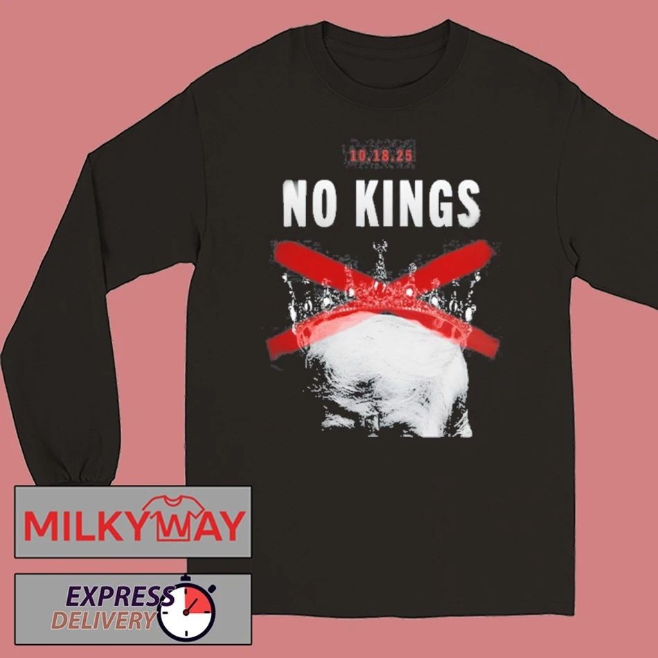 No Kings 10 18 25 New T-Shirt