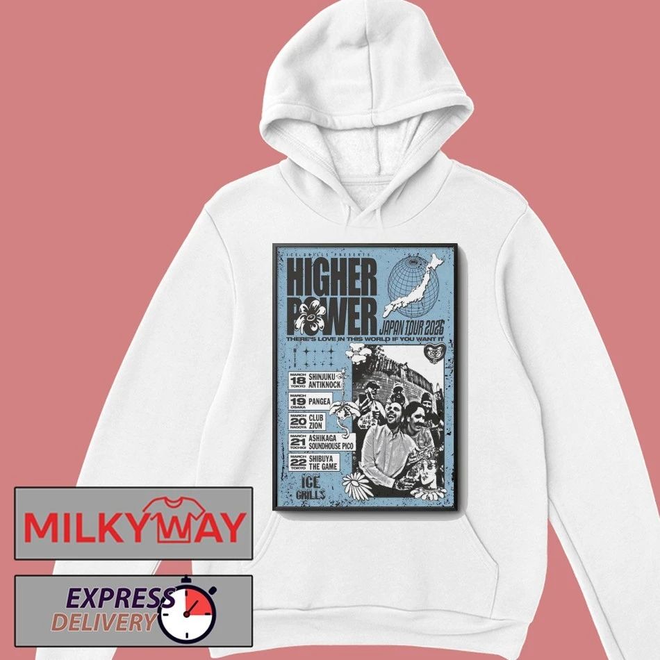 Higher Power Japan 2026 Tour Poster shirt