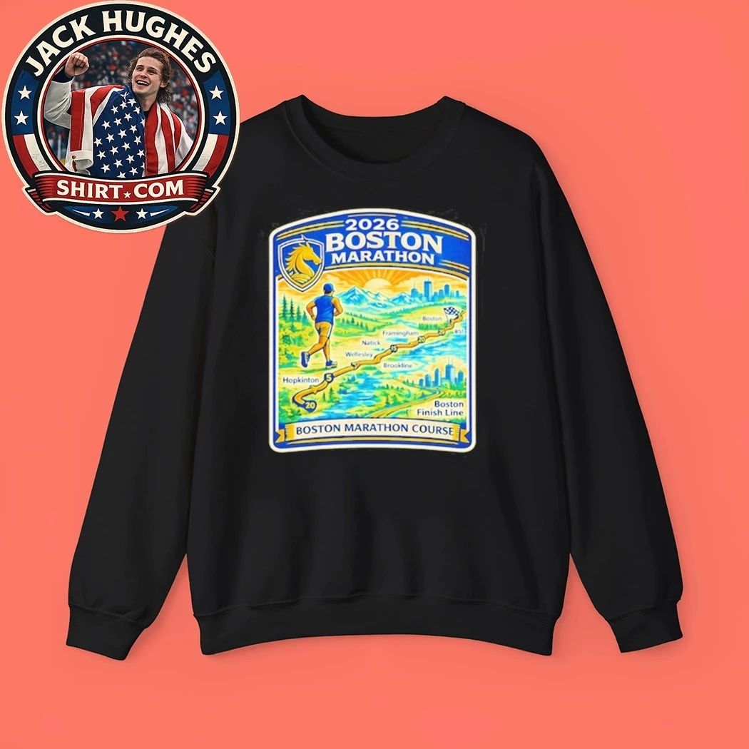 2026 Boston Marathon Course Hoodie