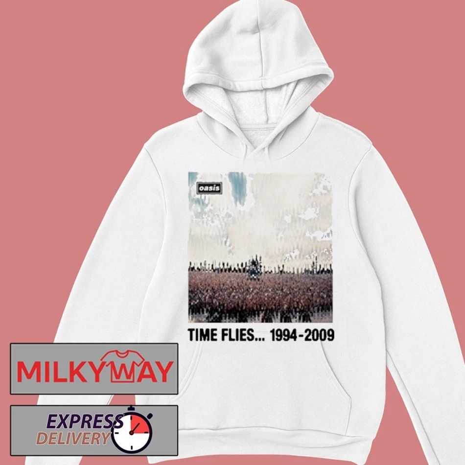 Oasis Time Flies 1994-2009 White Shirt