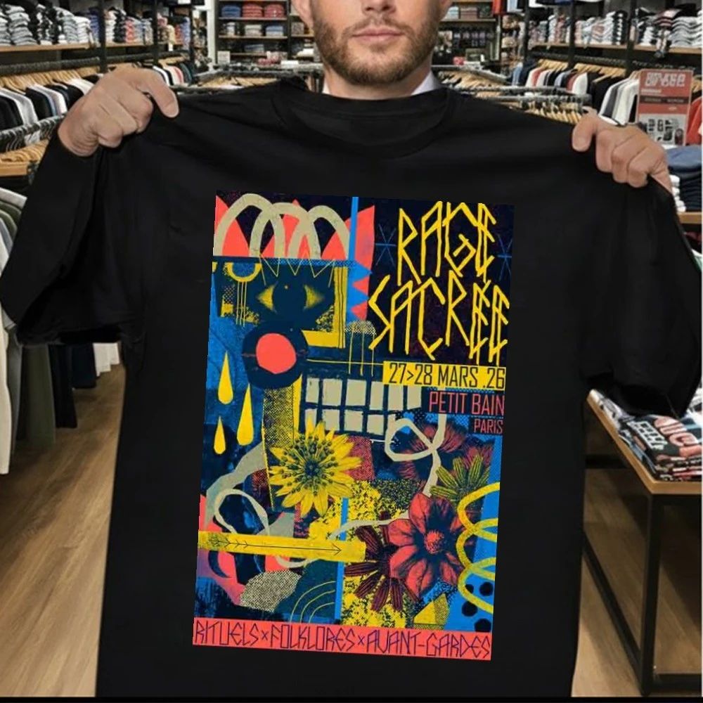 Rage Sacree Festival Petit Bain, Paris 2026 Poster Shirt