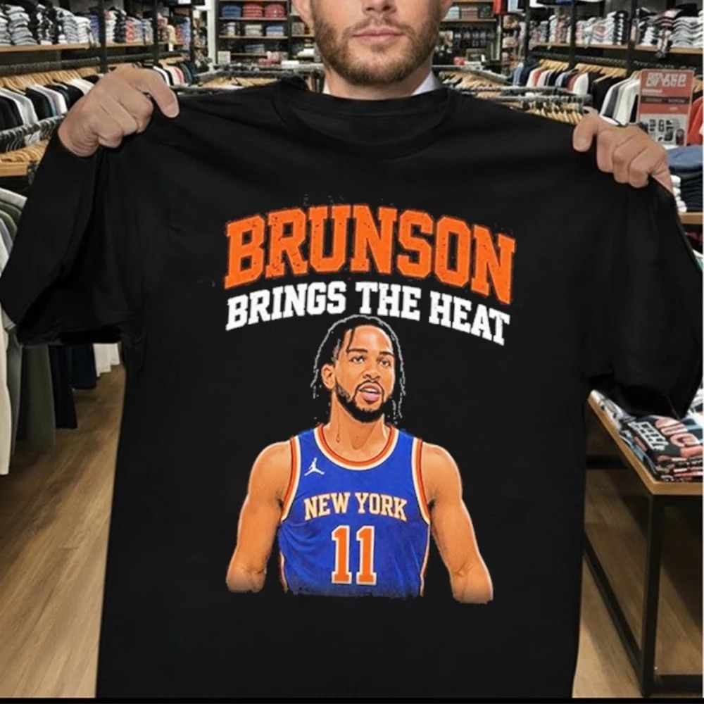 Jalen Brunson 11 Knicks Brings the Heat Vintage Fan Shirt