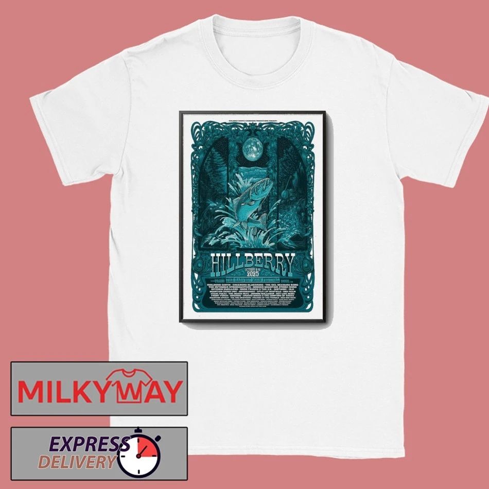 Poster Hillberry Music Fes Eureka Springs, AR October 08-12, 2025 shirt