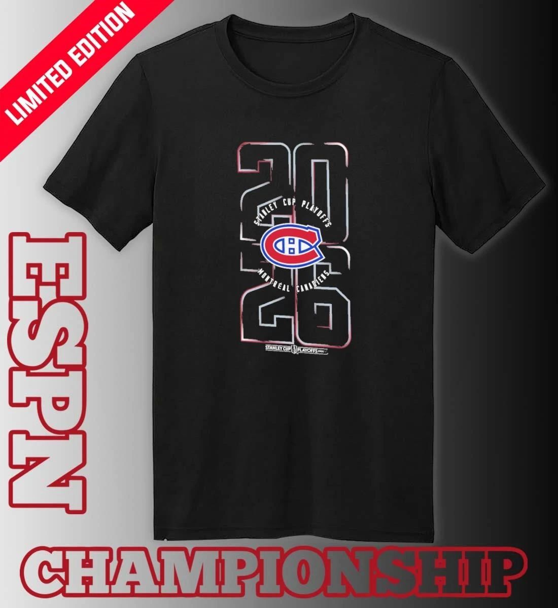 Montreal Canadiens 2026 Stanley Cup Playoffs Bold T-Shirt