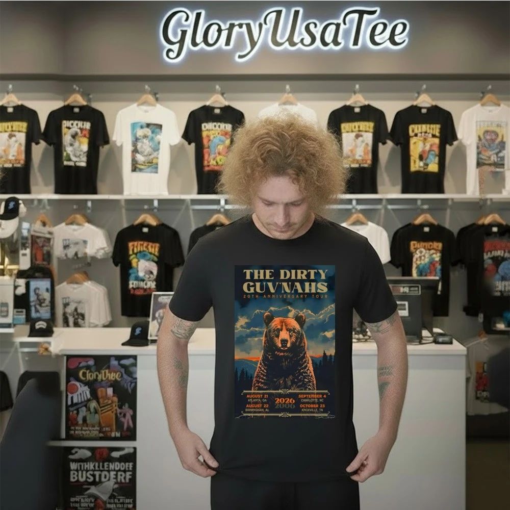 The Dirty Guv’nahs 20th Anniversary 2026 Tour Shirt