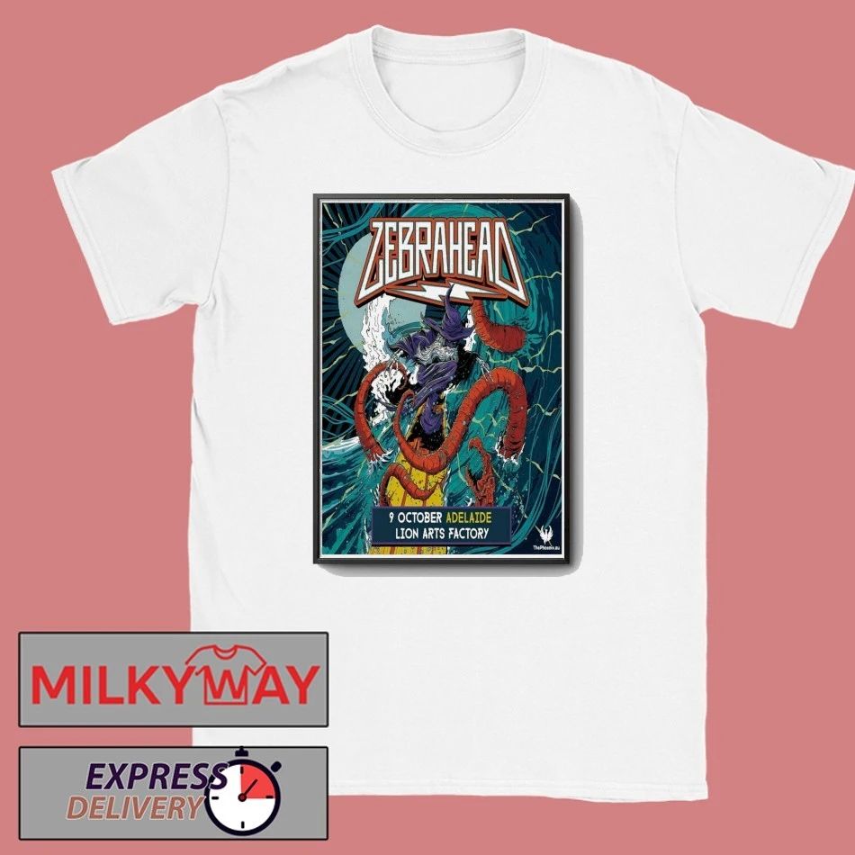 Zebrahead Oct 9 2025 Lion Arts Factory Adelaide Australia Poster shirt