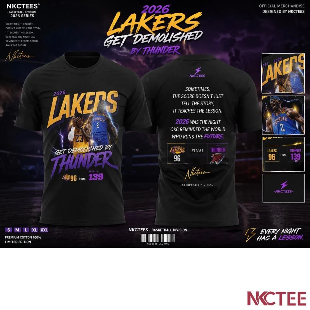 NKCtees 139-96 Thunder Win Over Lakers 2026 Limited Edition T-Shirt