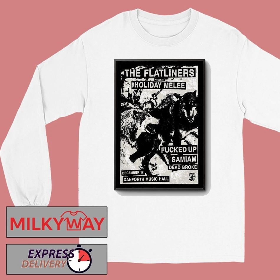The Flatliners 12.12.2025 Toronto ON Poster shirt