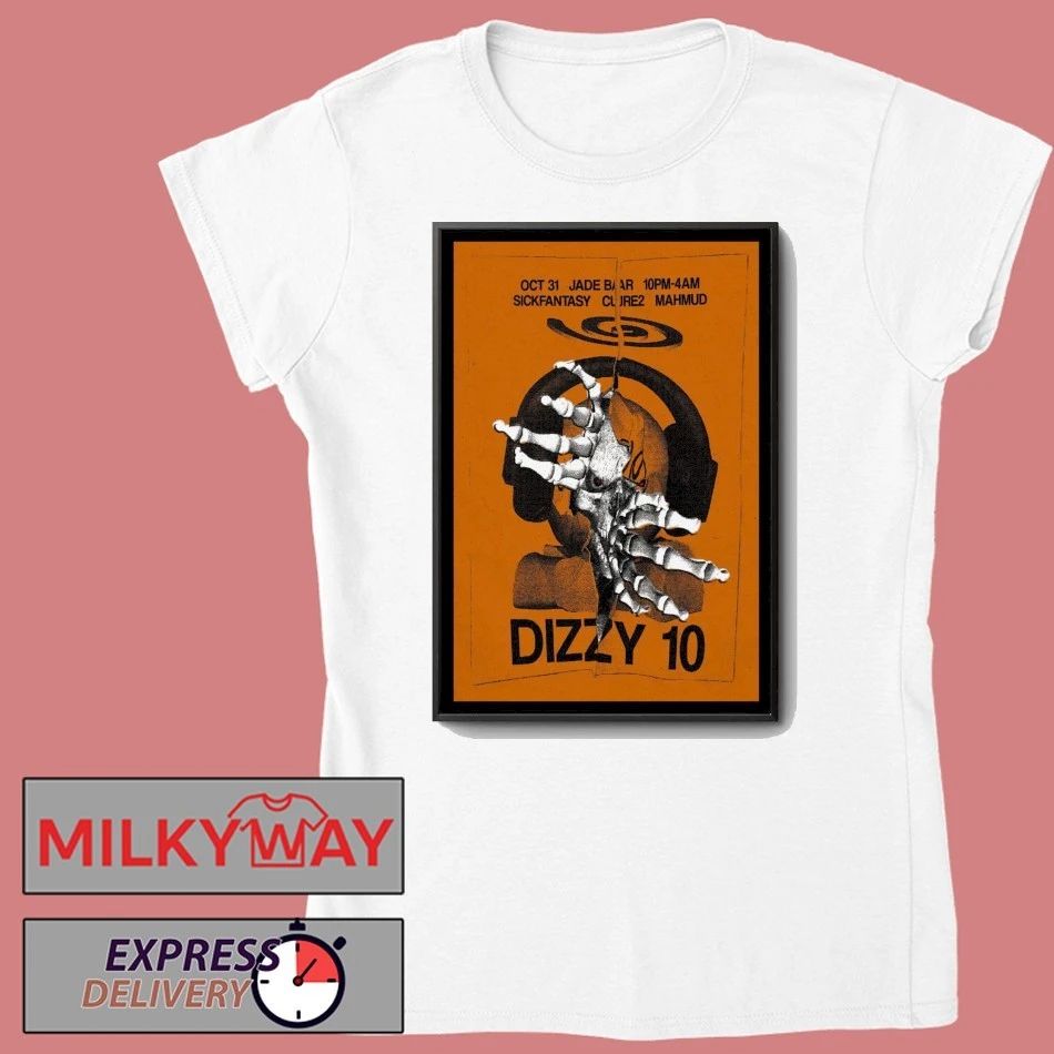 Dizzy 10 Halloween Event Brooklyn Oct 31 2025 Poster shirt