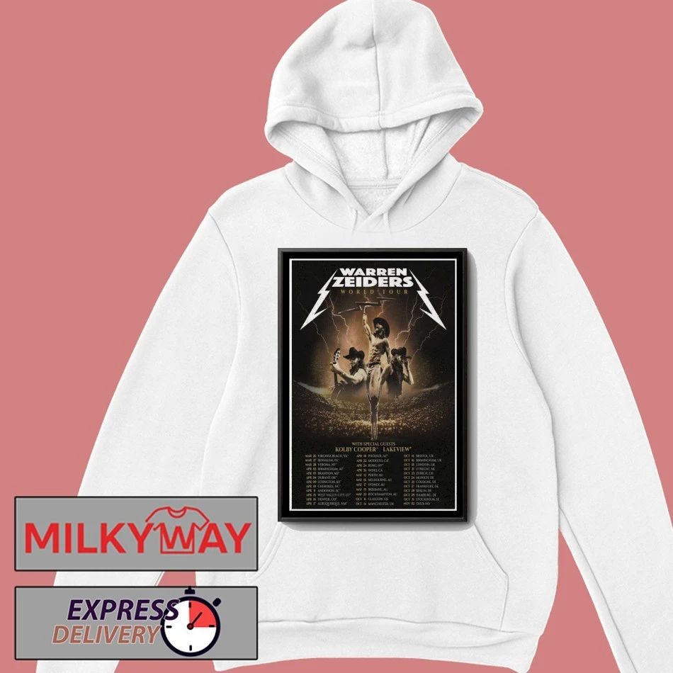 Warren Zeiders World Tour 2025-2026 Poster shirt