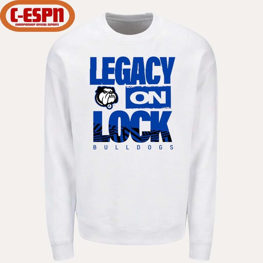 UNC Asheville Bulldogs Basketball Legacy On Lock Bench T-Shirt