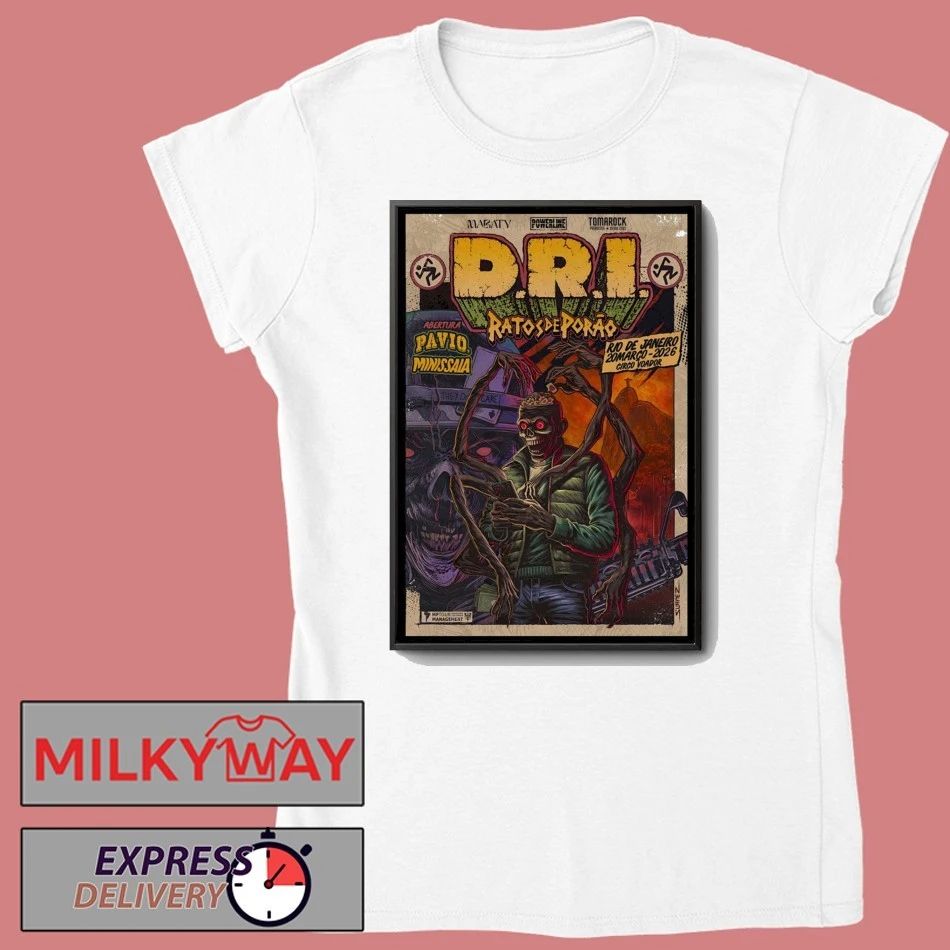 D.R.I. Mar 20 2026 Circo Voador Rio de Janeiro Brazil Poster shirt