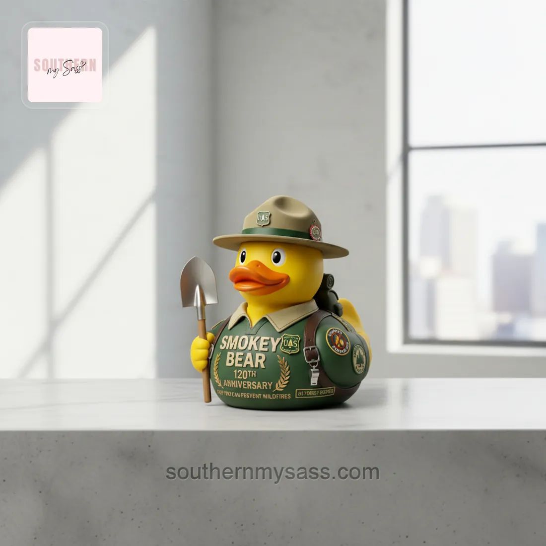 Smokey Bear 120th Anniversary US Forest Service Commemorative Rubber Duck