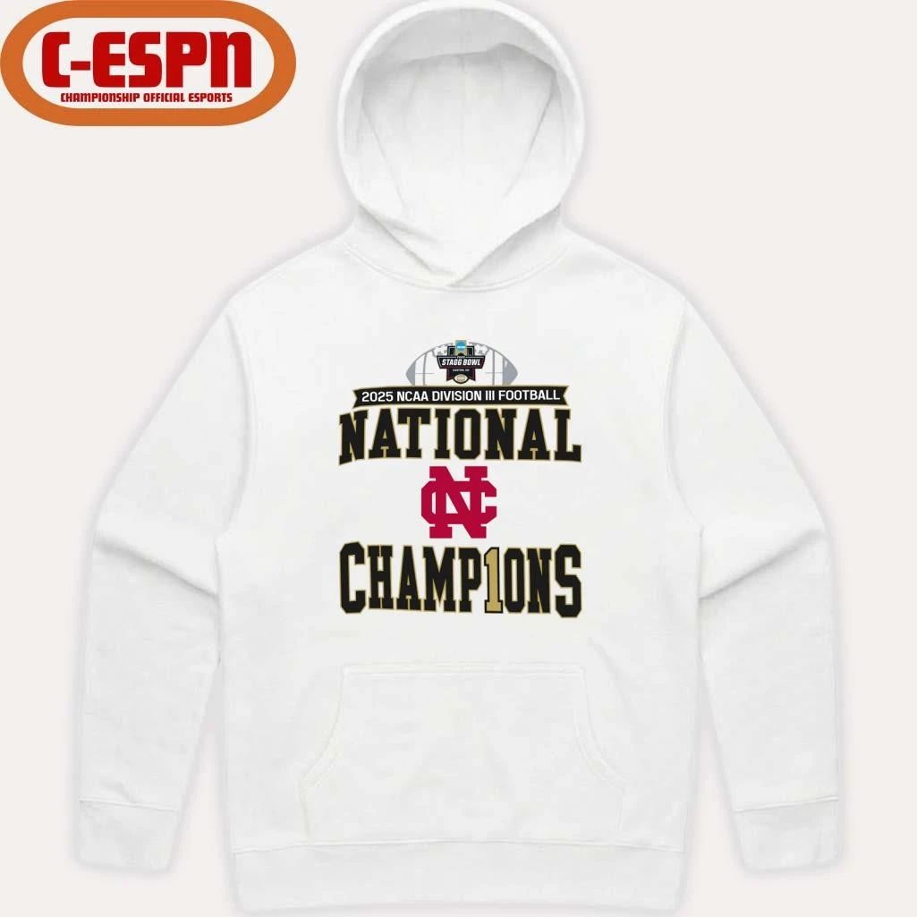 North Central College 2025 NCAA DIII Football National Champions T-Shirt