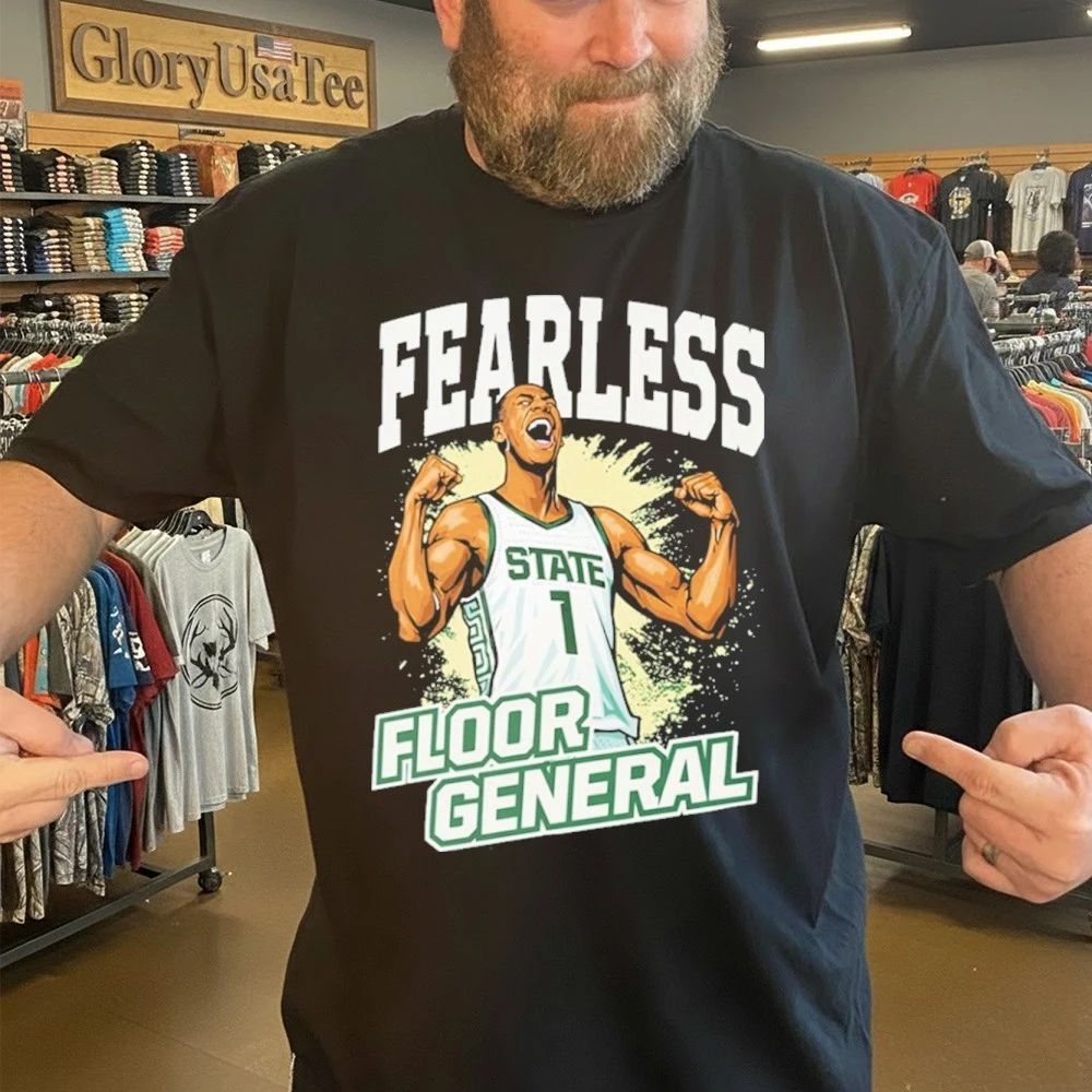 Jeremy Fears Jr Floor General Michigan State Spartans Shirt