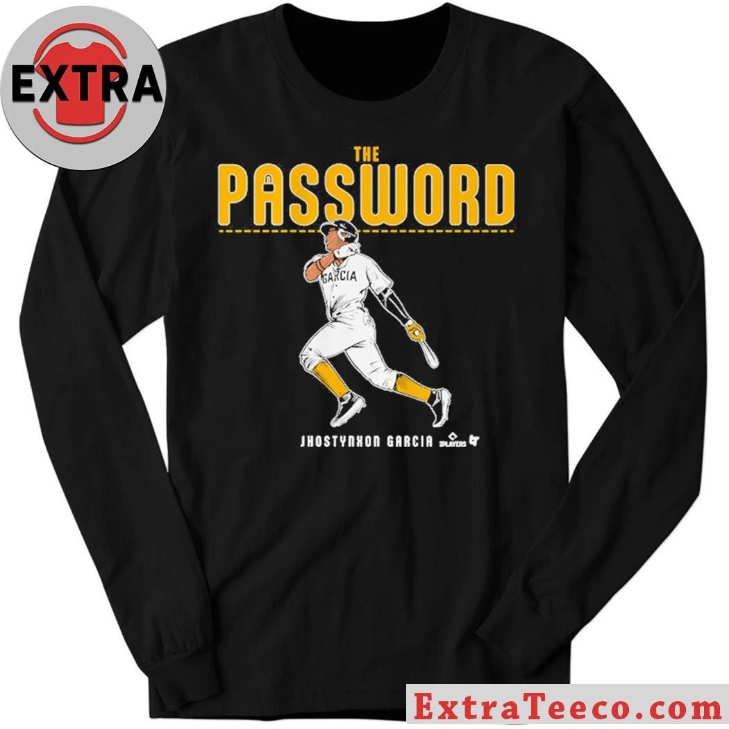 Jhostynxon Garcia Pittsburgh Pirates The Password Baseball Shirt