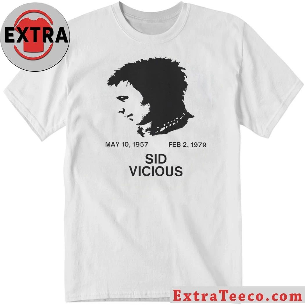 Sid Vicious He was born on May 10, 1957, and died on February 2, 1979 T-Shirt