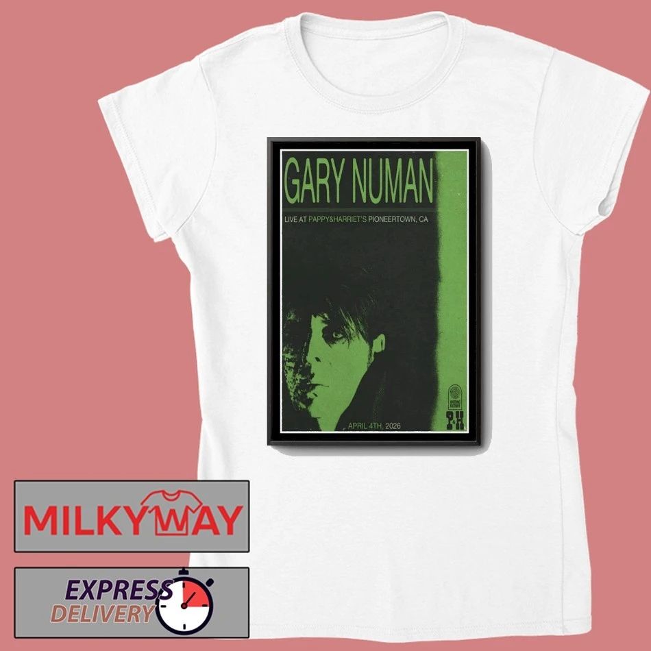 Gary Numan Pappy And Harriet’s, Pioneertown 2026 Poster shirt