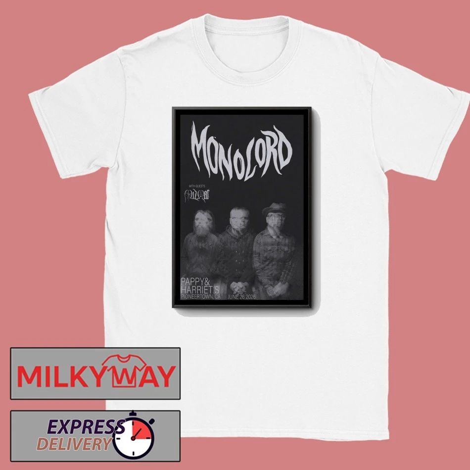 Monolord Jun 26 2026 Pappy And Harriet’s In Pioneertown CA Poster shirt