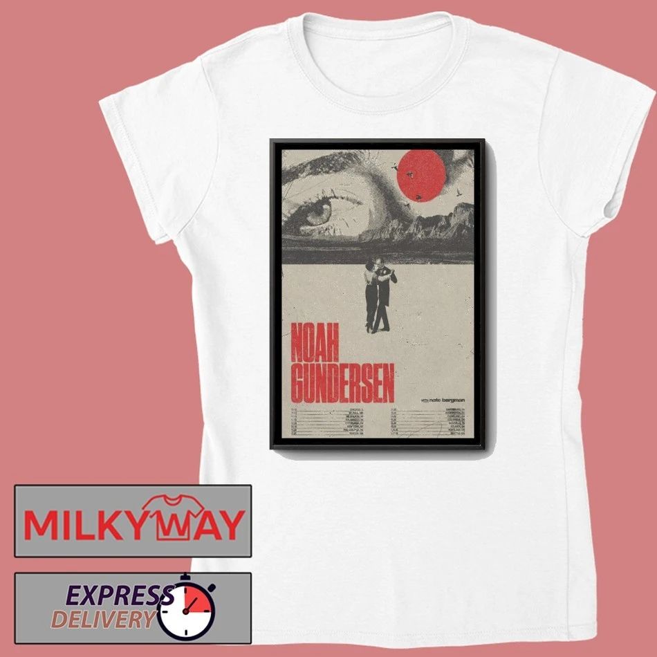 Noah Gundersen With Nate Bergman Concert Poster shirt