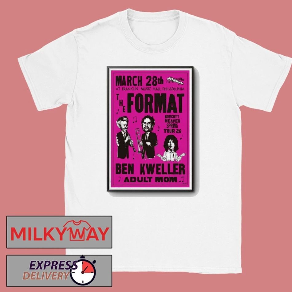 The Format Mar 28 2026 Poster Ben Kweller shirt