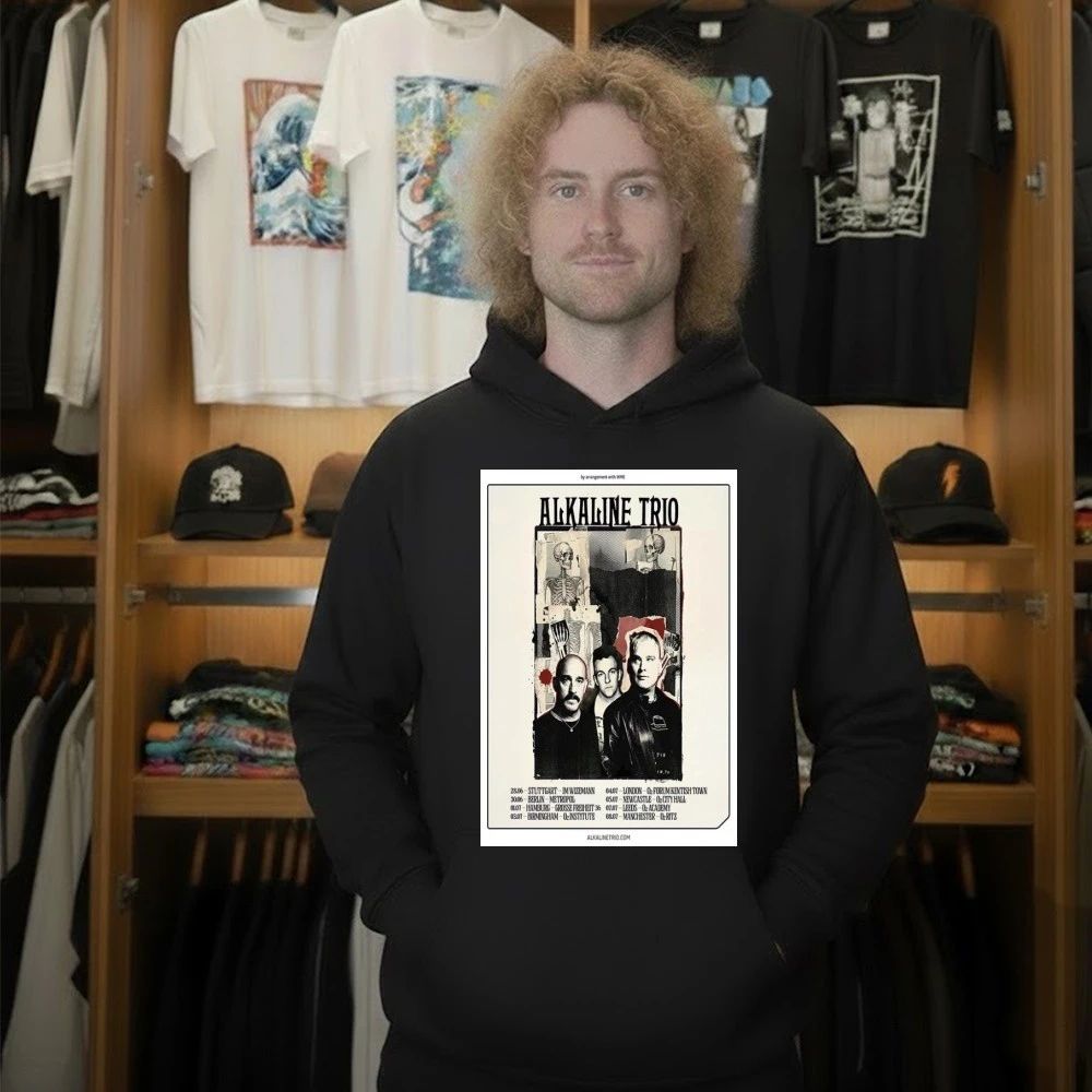 Alkaline Trio Tour 2026 Poster Shirt