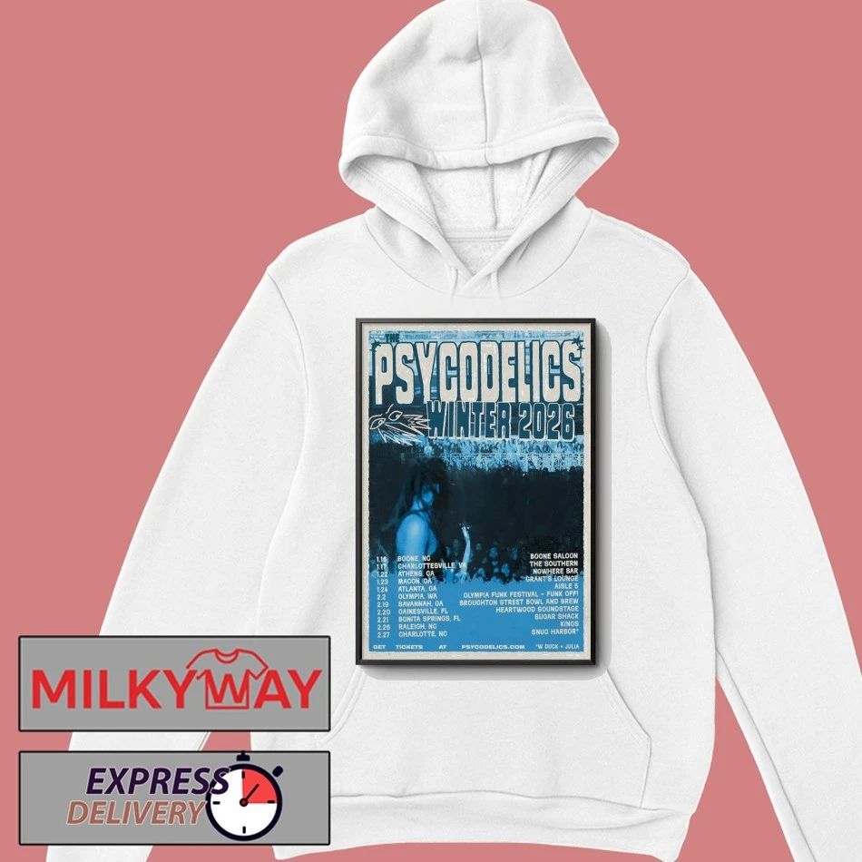 The Psycodelics Winter Tour 2026 Poster shirt