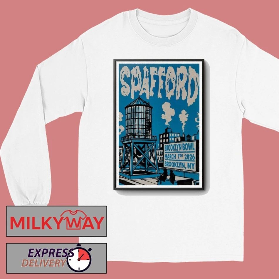 Spafford Brooklyn NY Poster Mar 7 2026 shirt