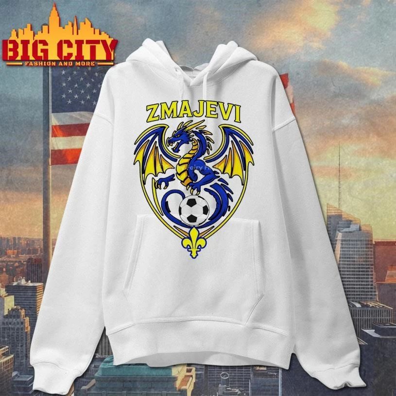 Zmajevi Bosnian Soccer Bosanski Zmajevi Game Day World Cup 2026 Mascot Shirt