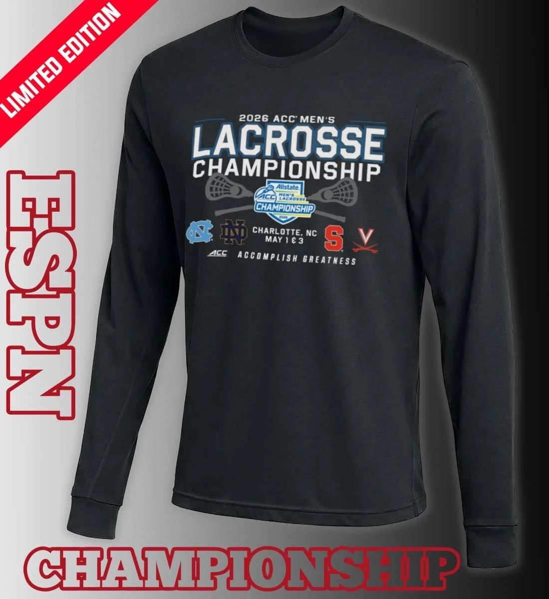 2026 ACC Men’s Lacrosse Championship – Charlotte, NC Shirt